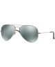 Ray Ban W3277 58 Silver Crystal Gray Mir